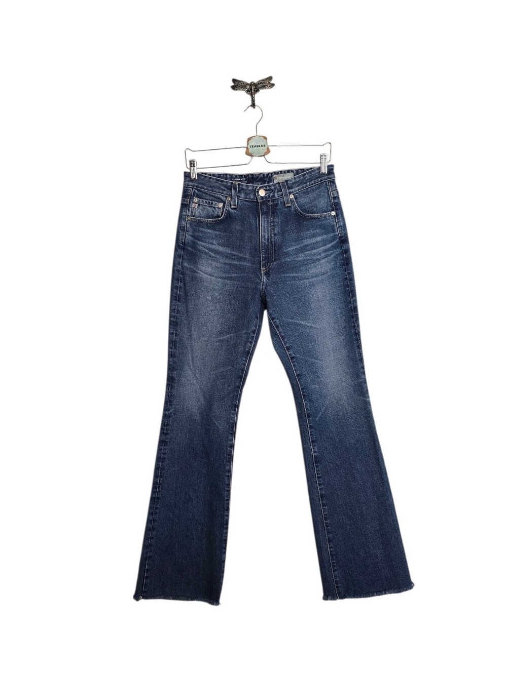 Ag Adriano Goldschmied Women's Blue Bootcut Jeans - Picture 2 of 12